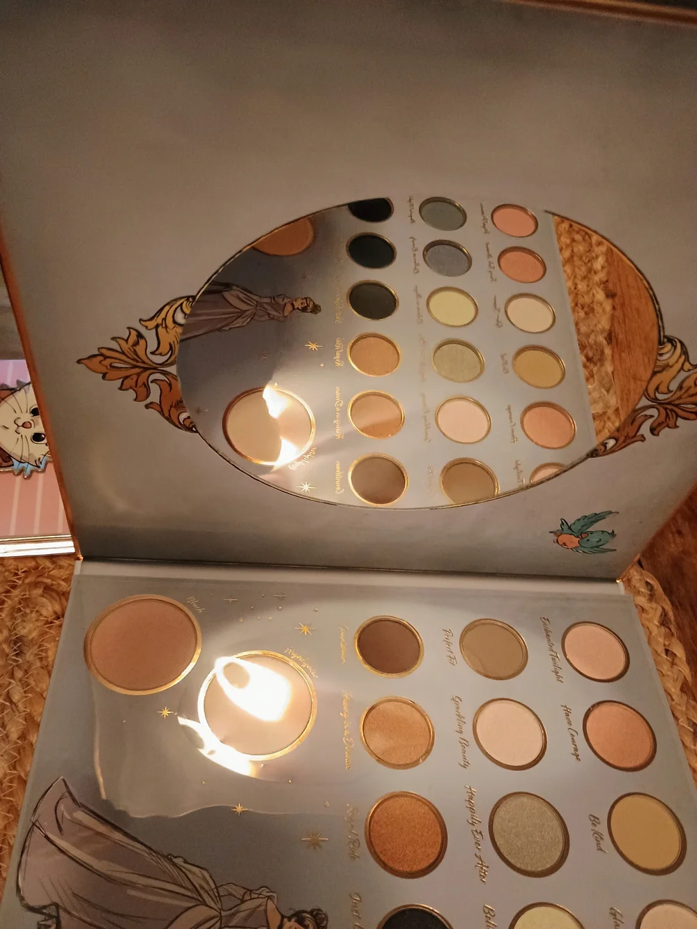 Disney Princess Cinderella Light Blue Eyeshadow Palette Case 1.19oz